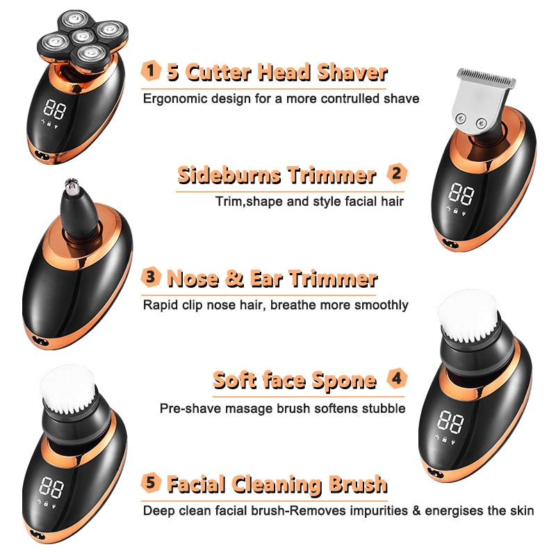 Electric Shaver For Men Beard Hair Trimmer.