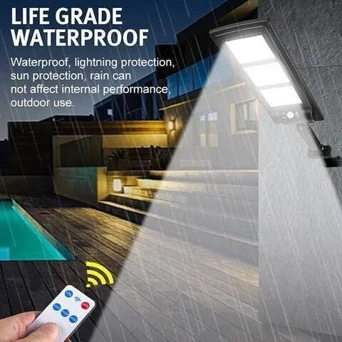 Applique murale solaire LED extérieure 6000K LIVRAISON GRATUITE Capteur de mouvement solaire SuperBright Lumières IP65 Éclairage de sécurité extérieur étanche