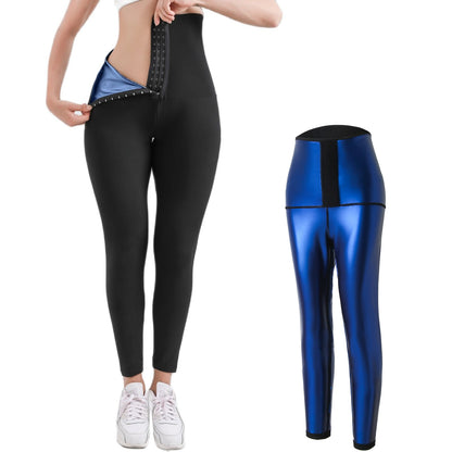 Sauna Leggings for Women Sweat Pants High Waist Compression Slimming Hot Thermo Workout Training Capris Body Shaper