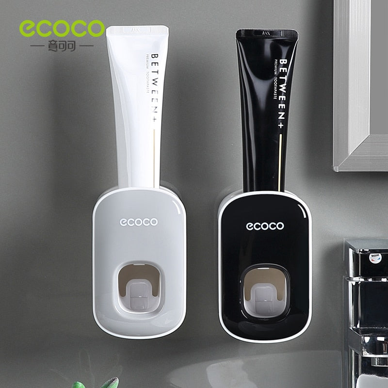 ECOCO Automatic Toothpaste Dispenser Wall Mount Bathroom