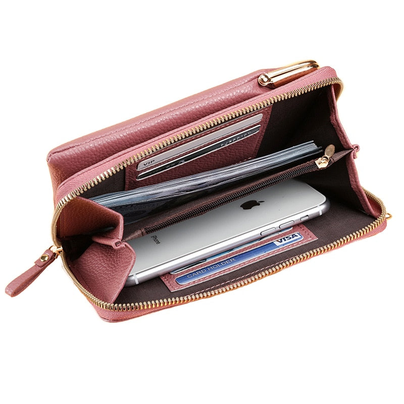 3 STYLE WOMEN BAG SOFT LEATHER WALLETS.