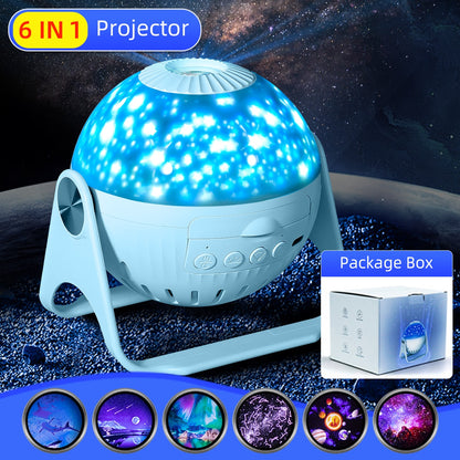 LED Star Projector Night Light 6 in 1 Planetarium