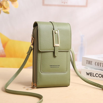 Women Wallet Brand Touchable Mobile Phone Bags Small Card Holders  Handbag Purse Clutch Wallets Messenger Shoulder Bag Female