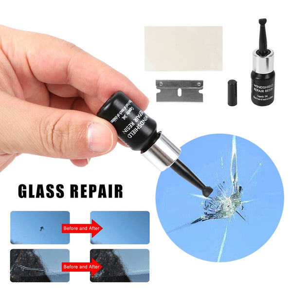 Glass Repair Kit, Cracks Gone Glass Repair Kit for Windshields
