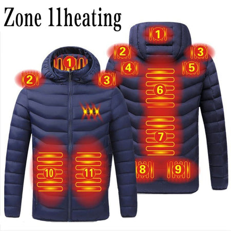 Jackets Winter Men & Women USB Heating
