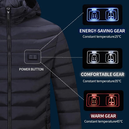 Jackets Winter Men & Women USB Heating