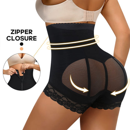 Women Waist Trainer Butt Lifter Body Shaper Slimming Underwear High Waist Tummy Control Panties Shapewear Sexy Lace Shaper Panty