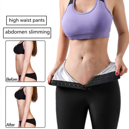 Sauna Leggings for Women Sweat Pants High Waist Compression Slimming Hot Thermo Workout Training Capris Body Shaper