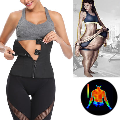 Women Latex Waist Trainer Body Shaper